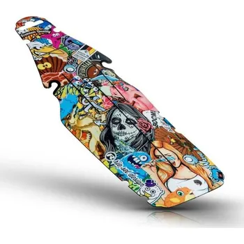 Blatník na kolo Blatník Riesel Rit:ze L, Stickerbomb