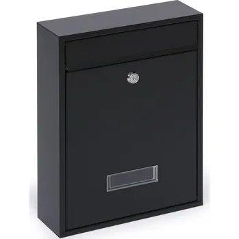 Poštovní schránka B2B Partner Poštovní schránka do sestav, 350 x 260 x 80 mm, černá