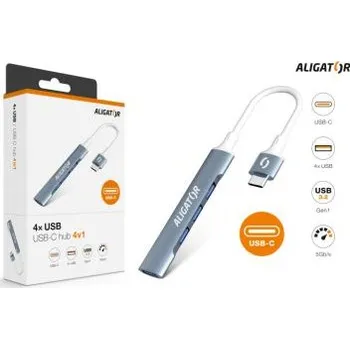 Notebook Aligator Hub USB-C / 4x USB (AHUB002)