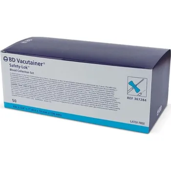 Injekční jehla BD Jehla s křidélky Vacutainer modrá 23G (0,6 x 19 mm x 305 mm) (50ks)