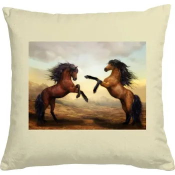 Pánská móda Polštář bavlněný s potiskem Koně