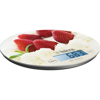 ISKRA Váha kuchyňská - GKS1560-SB, pr. 190 mm, 10 kg, jahody