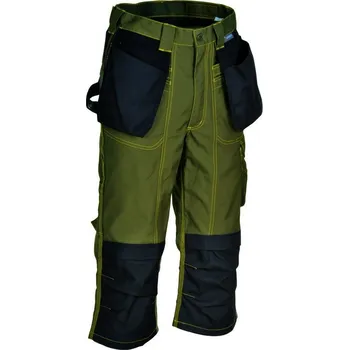 montérky Pracovní kalhoty 3/4 Cofra GRONINGA hnědá velikost 60 +