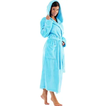 Dámský župan Dámský župan Siena s kapucí 3156 tyrkysová - Vestis XL