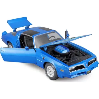 autíčko Maisto Pontiac Firebird Trans AM 1978 1:18 modrá metalíza - expresní doprava