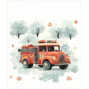 Teplákovina Takoy PANEL 50x60 požárníci