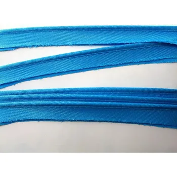 Saténový výpustek - tyrkysová - šířka 1,4 cm