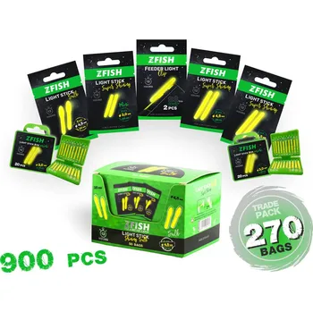Signalizace záběru ZFISH Trade Pack Chemická Světla 270ks