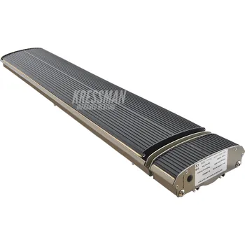 Topidlo KRESSMAN infračervený ohřívač 13B 2400 W černý- dálkový ovladač