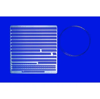 Plastikový model Tamiya 12642 1/350 PE Handrail set A - expresní doprava