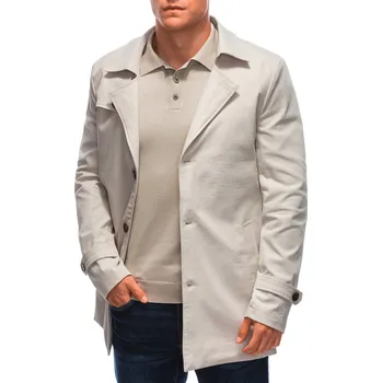 Pánský kabát Pánský kabát Druh II 570C - světle béžová - XL