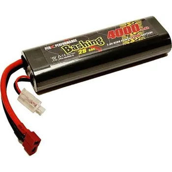 RC vybavení Pink Bashing LiPo 2S 7.4V-4000-50C (Deans) 139x47x25mm 240g Round - expresní doprava