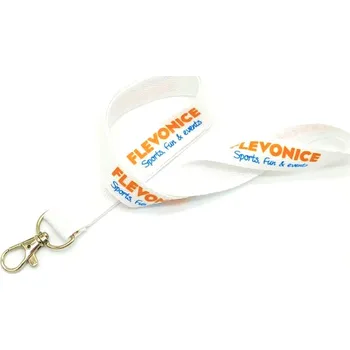 Lanyardy CLASSIC ORGANIC COTTON - reklamní šňůrky na krk z organické bavlny Šířka: 20mm, Cenové rozmezí: 3000 - 4999 ks, Technologie tisku: Transfer reklamní šňůrky na krk z organické bavlny