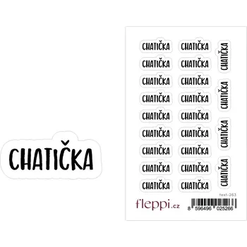 samolepka Fleppi Samolepky Chatička