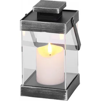 Lucerna Lucerna MagicHome s LED svíčkou, 3xAAA, plast, časovač, 10x18,5cm