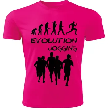 Chlapecké tričko Evolution JOGGING dětské tričko růžové 146 (dětské tričko EVOLUTION JOGGING běh)