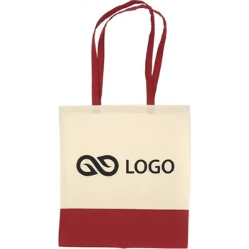 Tašky BASECOLOR - dvoubarevné tašky s jednoduchým potiskem Cenové rozmezí: 1000 - 2999 ks, Technologie tisku: Sítotisk s kontrastním lemem