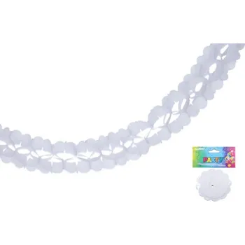 Girlanda bílá 3,6m / W011274