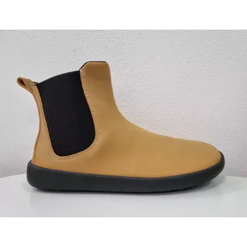 Dámské baleríny Ahinsa shoes Barefoot chelsea Ahinsa 2.0 nubuk pískové 39