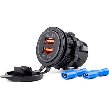 Nabíječka 2xUSB 12/24V MOD-05 AMiO-02855