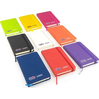 Zápisník Kapesní notesy MASTER 88x140 mm - s gumičkou a potiskem Cenové rozmezí: 1000 - 2999 ks s gumičkou a potiskem