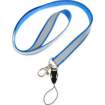 Lanyardy REFLEX - klíčenky s reflexní vrstvou Šířka: 15mm, Cenové rozmezí: 3000 - 4999 ks, Technologie tisku: Sítotisk klíčenky na krk s reflexní vrstvou