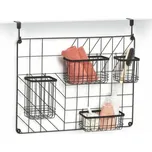 Zeller Kuchyňský organizér závěsný na dvířka + 5 košů, ZELLER