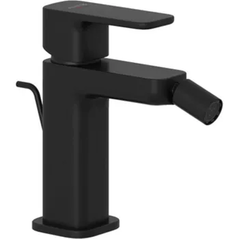 Kludi Renon Baterie bidetová stojánková s výpustí, černá matná, 422163975