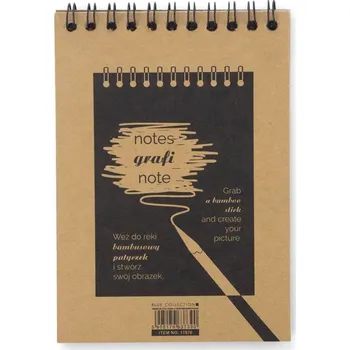 Zápisník Notesy GRAFI note - zajímavý notes k vyrývání textů a obrázků Cenové rozmezí: 1000 - 2999 ks k vyrývání s tamponovým tiskem
