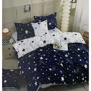 Povlečení 7dílné BAVLNĚNÉ povlečení HVĚZDY 5