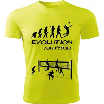 Evolution VOLEJBAL dětské tričko limetkové 146 (dětské tričko EVOLUTION VOLLEYBALL)