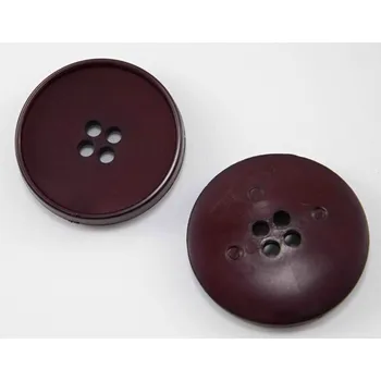 Knoflík Dírkový maxi knoflík - tmavá vínová - průměr 3,8 cm