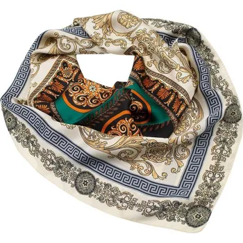 Šátek Šátek - béžový s potiskem