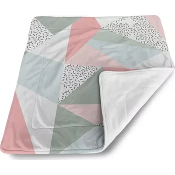 deka Sablio Dětská deka pro miminko Obrazce v něžných barvách - 80x100 cm