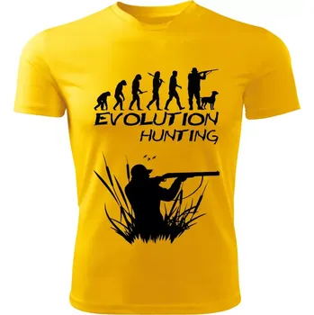Evolution HUNTING dětské tričko žluté (dětské tričko EVOLUTION HUNTING)