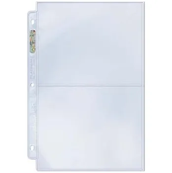 Obal pro sběratelský předmět Folie PLATINUM na 2 karty 5x7 - 2 otvory, balení 100 ks