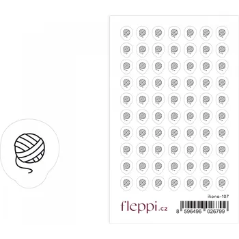 samolepka Fleppi Samolepky ikonky - Klubíčko