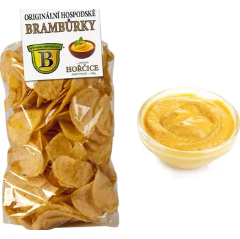 Slaná pochutina Hospodské Brambůrky 100g Hořčice