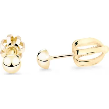 Náušnice Cutie Jewellery Zlaté náušnice na šroubek Z5004