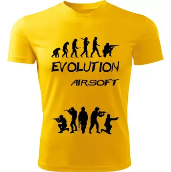 Evolution AIRSOFT dětské tričko žluté 146 (dětské tričko EVOLUTION)