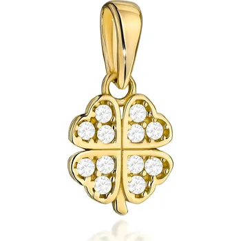 Hodinky Přívěšek Bonore - Zlato 585 - Kubický Zirkon 143499