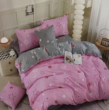 Povlečení 6dílné BAVLNĚNÉ povlečení HVĚZDY 2