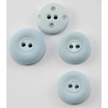 Knoflík Dírkový knoflík - světle modrý - průměr 2 cm