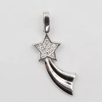 Přívěsek Zlatý přívěsek z bílého zlata hvězda 2731ISHW