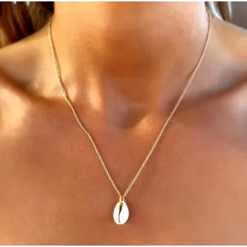 Náhrdelník Náhrdelník na krk s mušlí kauri