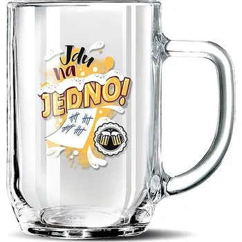 Sklenice Nekupto Dárkový půllitr Jdu na jedno!