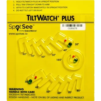 Obalový materiál Indikátor překlopení TILTWATCH PLUS