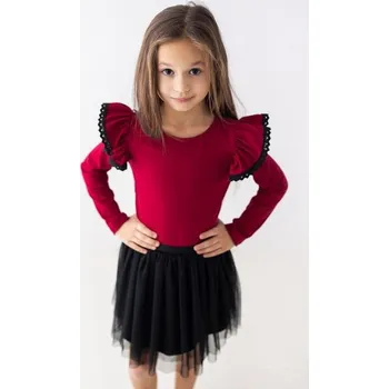 Dětská móda Dívčí blůzka Lily Grey vínová - 140