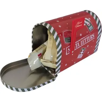 Bonbon Vánoční poštovní schránka se sušenkami XL (10 ks)