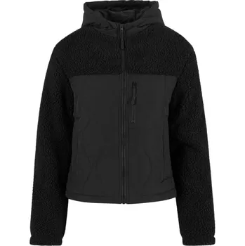 Dámská větrovka Ladies Sherpa Crinkle Nylon Mix Jacket - black/black 5XL
